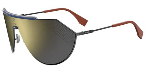 Fendi FF M0071/S KJ1/MD Sunglasses Dark Ruthenium Grey